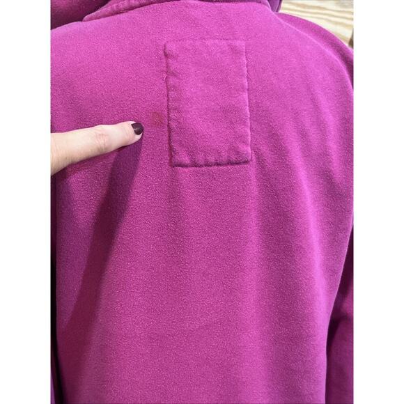 Aeropostale Y2K Puff Print Embroidered Spell Out Zip Up Hoodie Womens Sz L Pink - Picture 7 of 12